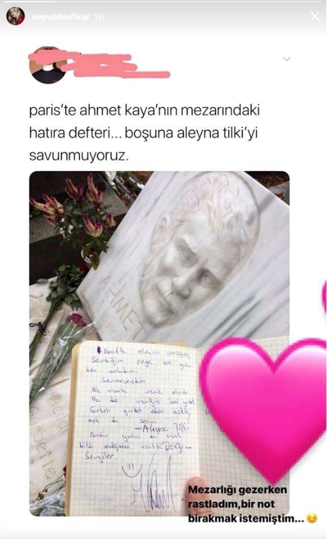 Aleyna Tilki’den dikkat çekici Ahmet Kaya mesajı - Resim : 1