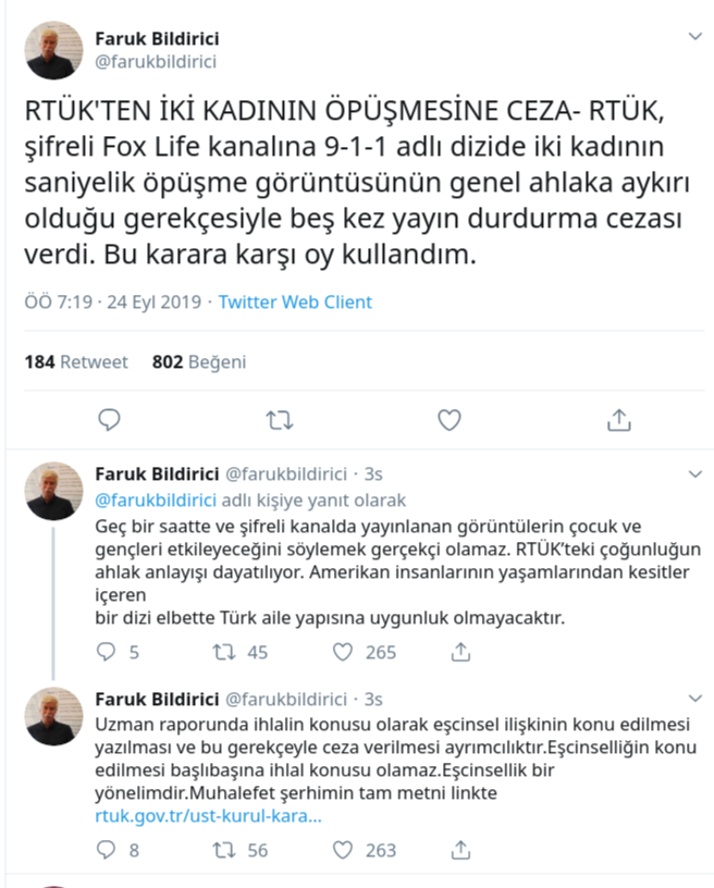 Şiddeti görmeyen RTÜK iki kadının öpüşmesine ceza kesti! - Resim : 1