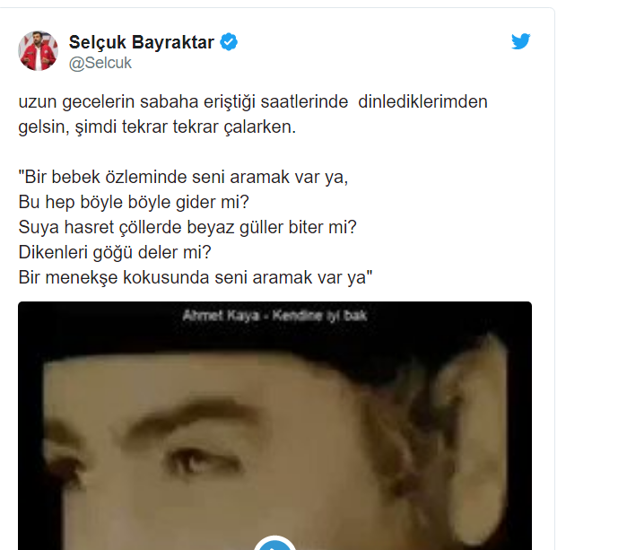 Selçuk Bayraktar'dan Ahmet Kaya paylaşımı - Resim : 1