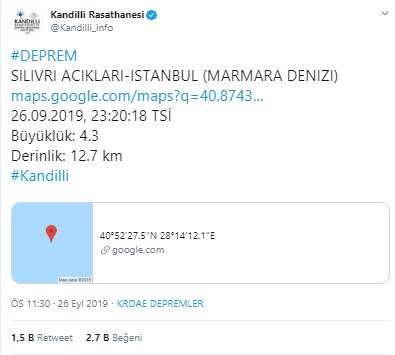 İstanbul'da iki deprem daha! - Resim : 2