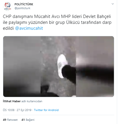 CHP'li Mücahit Avcı'ya alçak saldırı! - Resim : 1