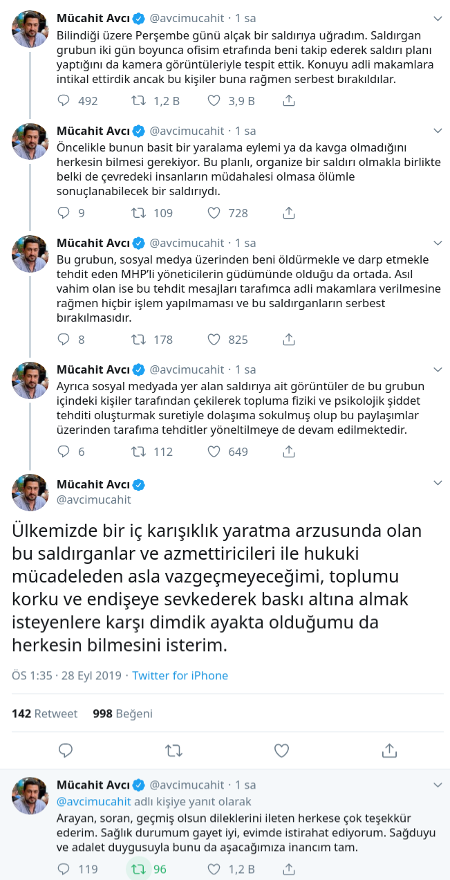 MHP'li grubun saldırısına uğrayan Avcı: Takip edip, saldırı planı yaptılar - Resim : 1