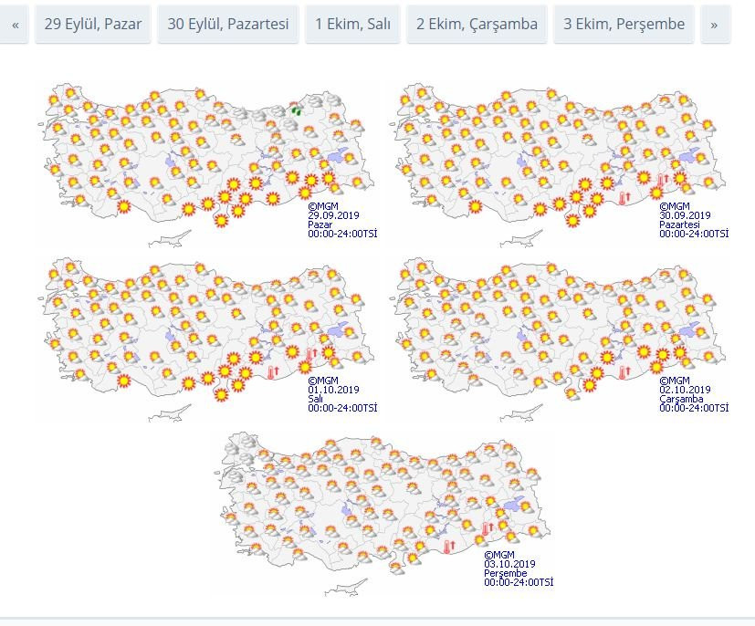 Sıcaklıklar artıyor! İşte pazar günü hava durumu - Resim : 1