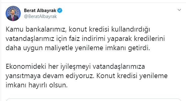 Berat Albayrak'tan 'Ziraat Bankası, Halkbank ve Vakıfbank kredisi' açıklaması - Resim : 2