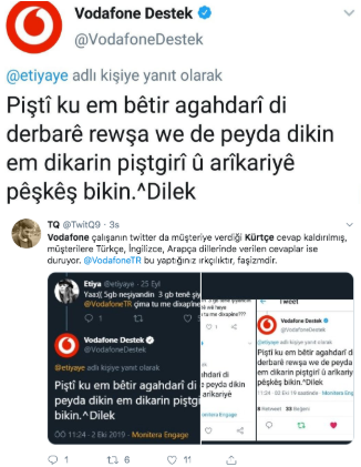 Vodafone'a 'Kürtçe' boykotu - Resim : 1