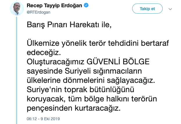 Erdoğan duyurdu: Barış Pınarı Harekatı başladı - Resim : 3