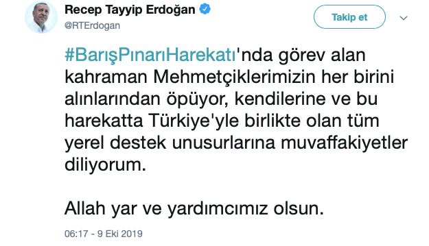 Erdoğan duyurdu: Barış Pınarı Harekatı başladı - Resim : 4