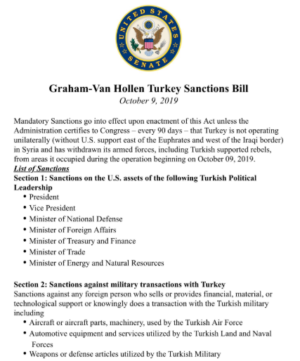 ABD'li senatör Türkiye'ye 'yaptırım tasarısı'nı açıkladı - Resim : 2