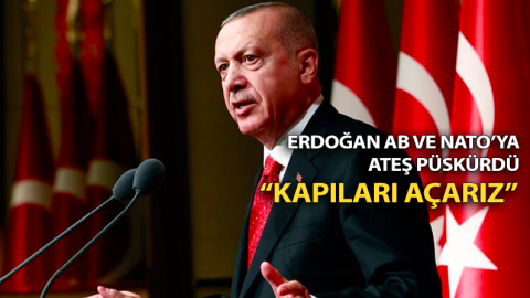 Erdoğan: Lan bombayı atan sizsiniz terbiyesiz herifler!