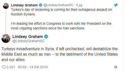 ABD'li Senatör Graham'dan Türkiye'ye tehdit! - Resim : 1