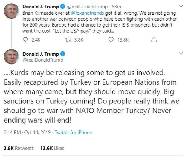 Trump'tan yeni açıklama geldi: 'Türkiye'ye büyük yaptırımlar yolda' - Resim : 2
