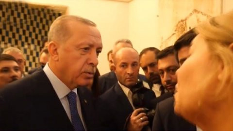 Erdoğan Sky News'in 'endişeli misiniz' sorusuna 'görüşmeyeceğim' diye yanıt verdi