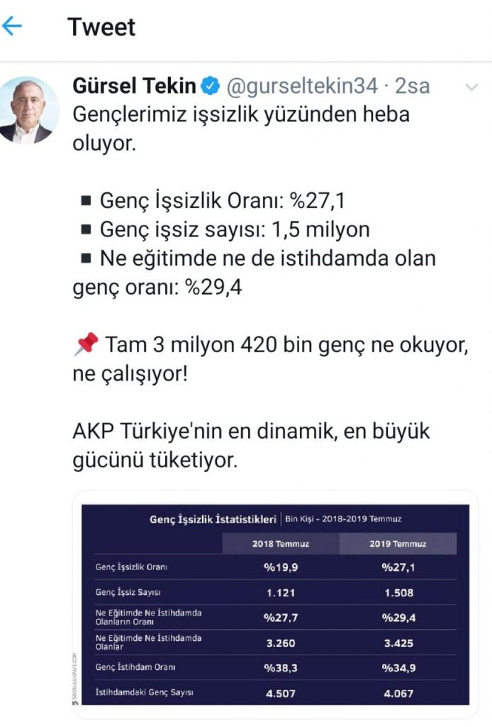 Gürsel Tekin: AKP Türkiye'nin en büyük gücünü tüketiyor - Resim : 2