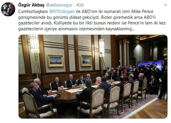Erdoğan - Pence görüşmesinde Türk gazetecilere büyük ayıp! - Resim : 1