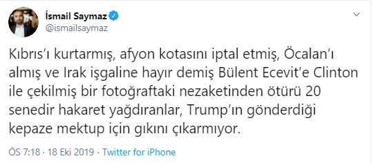İsmail Saymaz: 'Erdoğan'dan mektup yorumu...' - Resim : 1