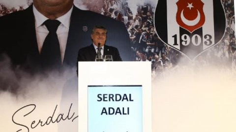 Beşiktaş'ta başkan adayı Serdal Adalı listesini tanıttı