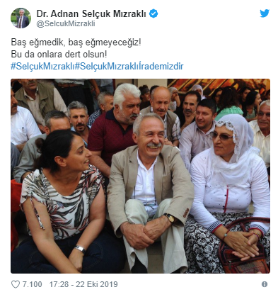 Diyarbakır Büyükşehir Belediyesi eski Başkanı Selçuk Mızraklı hakkında karar - Resim : 1