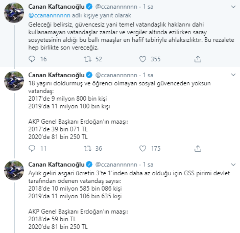 Canan Kaftancıoğlu: Erdoğan'ın maaşı ile asgari ücretli arasında 40 kat fark var - Resim : 2