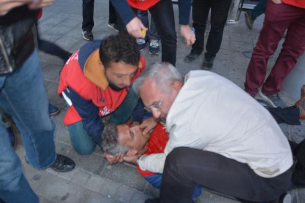 Eskişehir'de metal işçilerine polis müdahalesi - Resim : 1