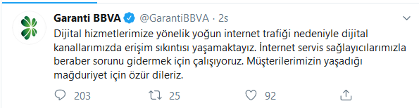 Garanti Bankası'ndan mobil ve internet bankacılığındaki arıza ile ilgili açıklama geldi - Resim : 2