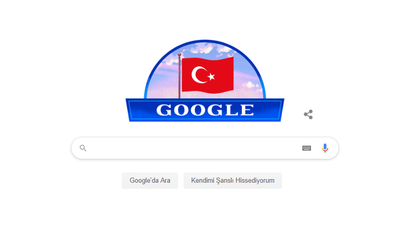 Google'dan 29 Ekim Cumhuriyet Bayramı için 'doodle' - Resim : 1