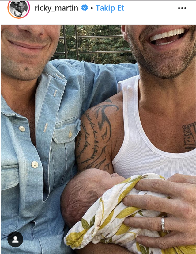 Ricky Martin dördüncü kez baba oldu - Resim : 1