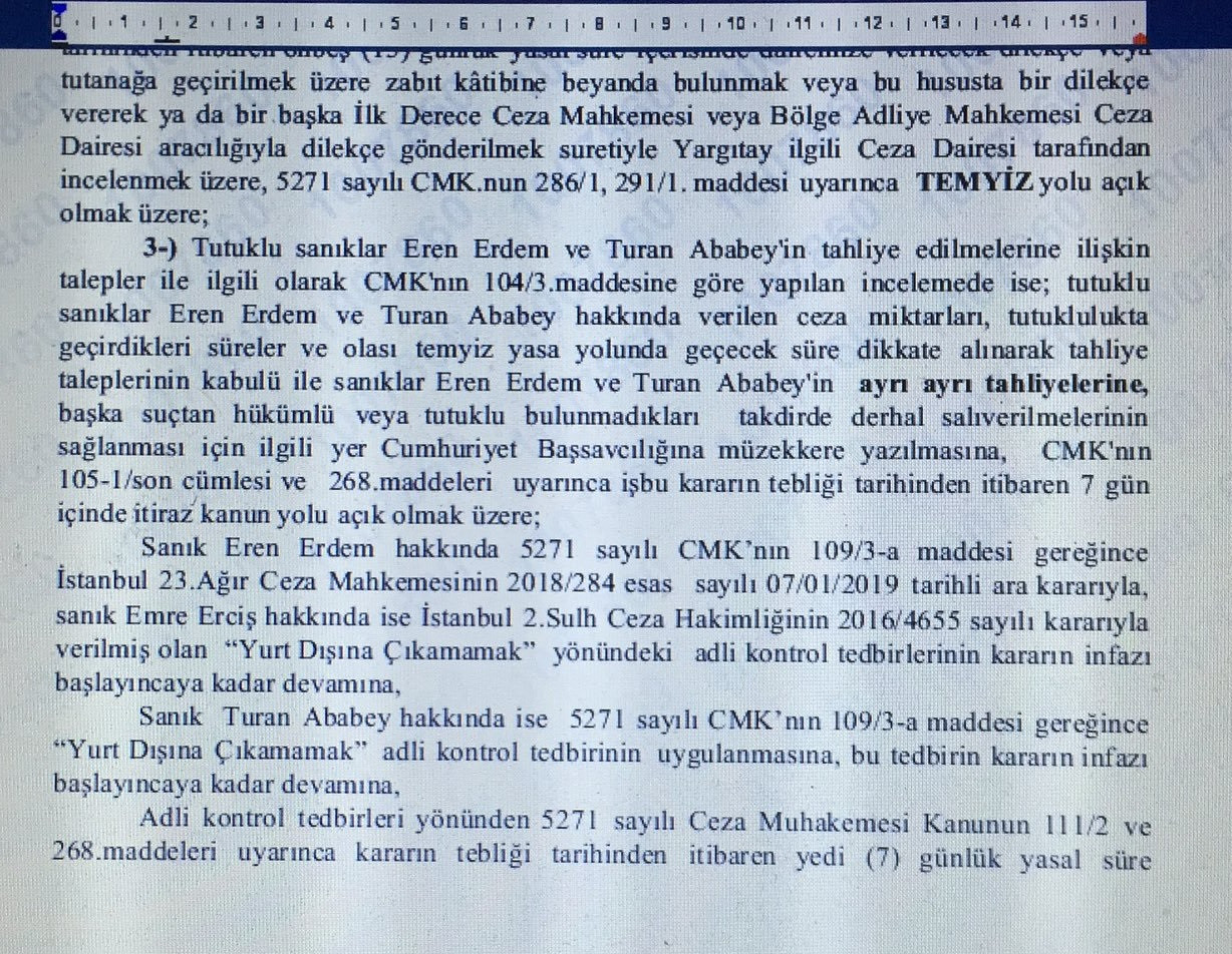 Eren Erdem'in avukatı: Herkesi Silivri’ye bekliyoruz - Resim : 4