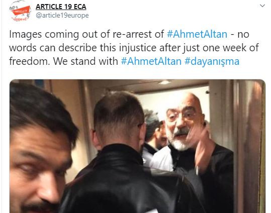 Ahmet Altan'ın tahliye kararının kaldırılmasına ik yorumlar - Resim : 2