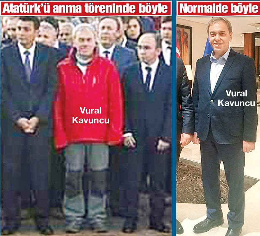 AKP'li eski vekil rektörden 10 Kasım töreninde skandal kıyafet - Resim : 1