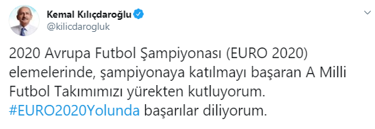 Kılıçdaroğlu Milli Takımı tebrik etti - Resim : 1