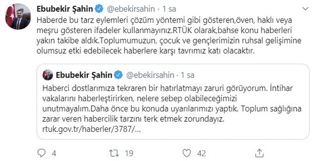 RTÜK Başkanı Ebubekir Şahin'den medyaya 'siyanür' uyarısı - Resim : 2