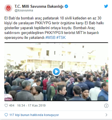 MSB açıkladı! El Bab'da saldırı yapan terörist yakalandı - Resim : 1