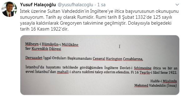 Yusuf Halaçoğlu'ndan Kayıhan Osmanoğlu'na belgeli 'hanedan' yanıtı! - Resim : 2
