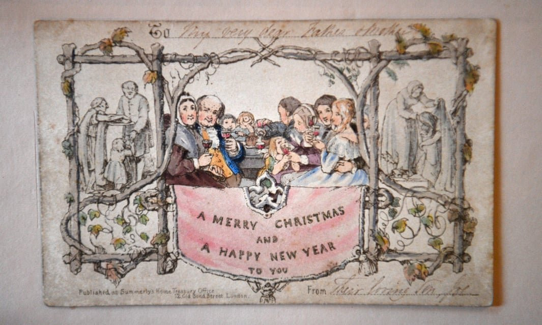 1843 yılında basılmış: İşte dünyanın ilk yılbaşı kartı... - Resim : 1