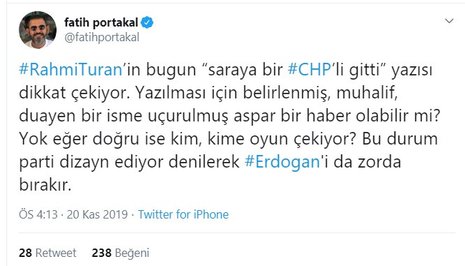 Fatih Portakal'dan Rahmi Turan yorumu: Bu durum Erdoğan'ı da zorda bırakır - Resim : 2
