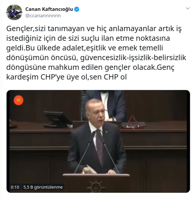 Canan Kaftancıoğlu'ndan gençlere Erdoğan'lı CHP çağrısı - Resim : 1