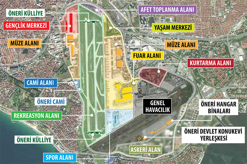 Atatürk Havalimanı'na kurulacak millet bahçesi projesinin detayları belli oldu - Resim : 1