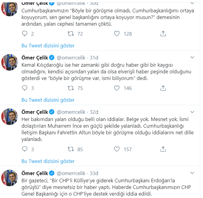 AKP'den 'CHP - Saray' görüşme iddiasıyla ilgili yeni açıklama! - Resim : 1