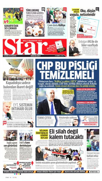 Yandaş medyadan 'Saray'a giden CHP'li tartışmasına talimatlı ortak manşet! - Resim : 2