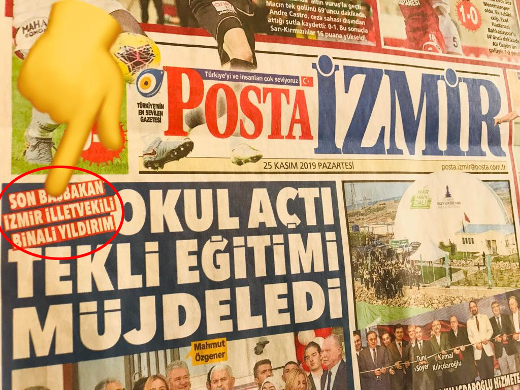 Posta Gazetesi'nin manşetinde 'milletvekili' hatası - Resim : 1