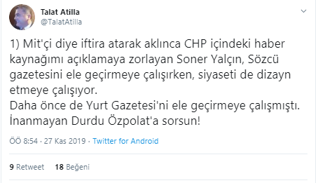 Talat Atilla yine CHP'yi hedef aldı - Resim : 1