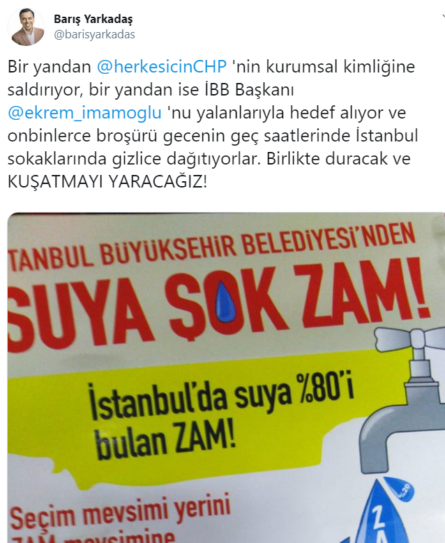 İstanbul'da 'suya yüzde 80 zam' yalanı - Resim : 1