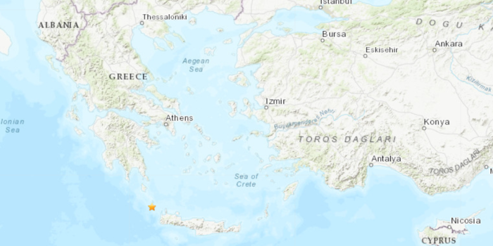 Yunanistan'da 6 büyüklüğünde deprem - Resim : 1