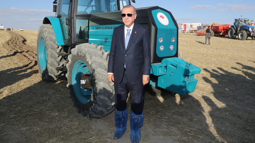Erdoğan: Traktör kullanıyorum - Resim : 1