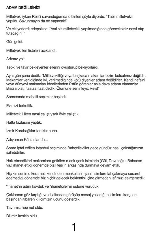 İşte AKP'li Mehmet Metiner'in Star'da yayımlanmayan yazısı - Resim : 1