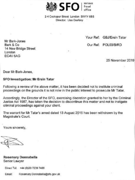 İngiltere Ağır Dolandırıcılık Ofisi’nden KKTC Başbakanı'na, ‘tutuklama kararı' yazısı - Resim : 3