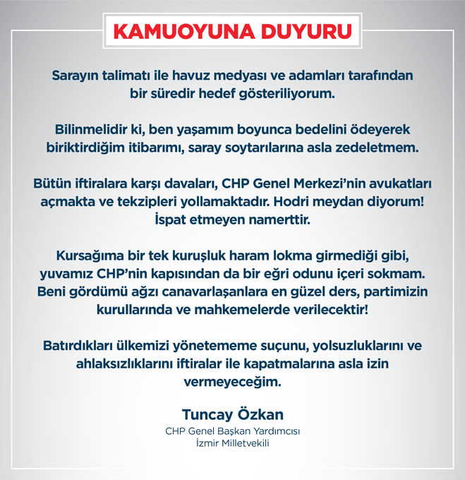 Tuncay Özkan'dan yandaş medyanın saldırılarına tepki - Resim : 1
