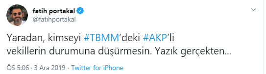 Fatih Portakal'dan AKP'li vekillere: 'Yazık gerçekten...' - Resim : 1
