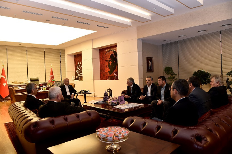 Sendikalardan Kılıçdaroğlu'na ziyaret - Resim : 1