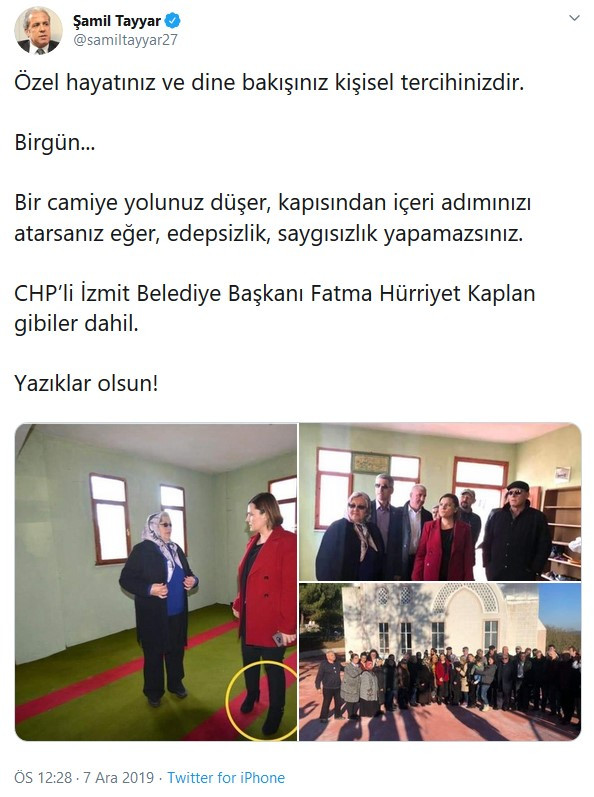 AKP'lilerin 'Camiye ayakkabılarıyla girdiler' yalanı asılsız çıktı - Resim : 2